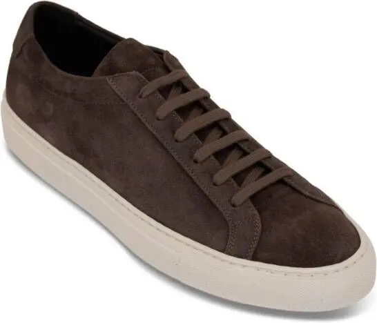 Common Projects round-toe lace-up sneakers Brown