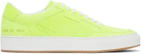 Common Projects Yellow Suede Zeus Prototype Low Sneakers