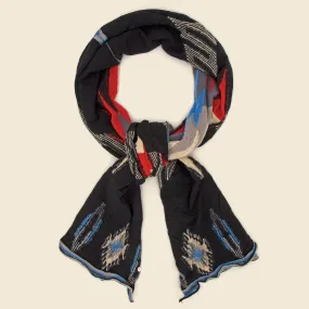 Compressed Wool Scarf ORTEGA Blanket - Black