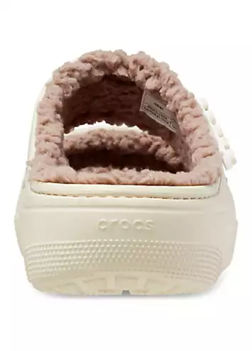 Cream Classic Cozzzy Sandals by Crocs | Look Again