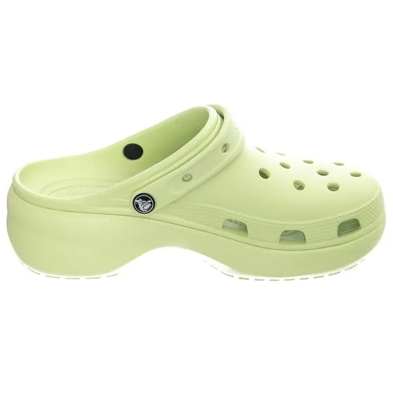 CROCS Mens Classic Platform Clog W Celery Sandals