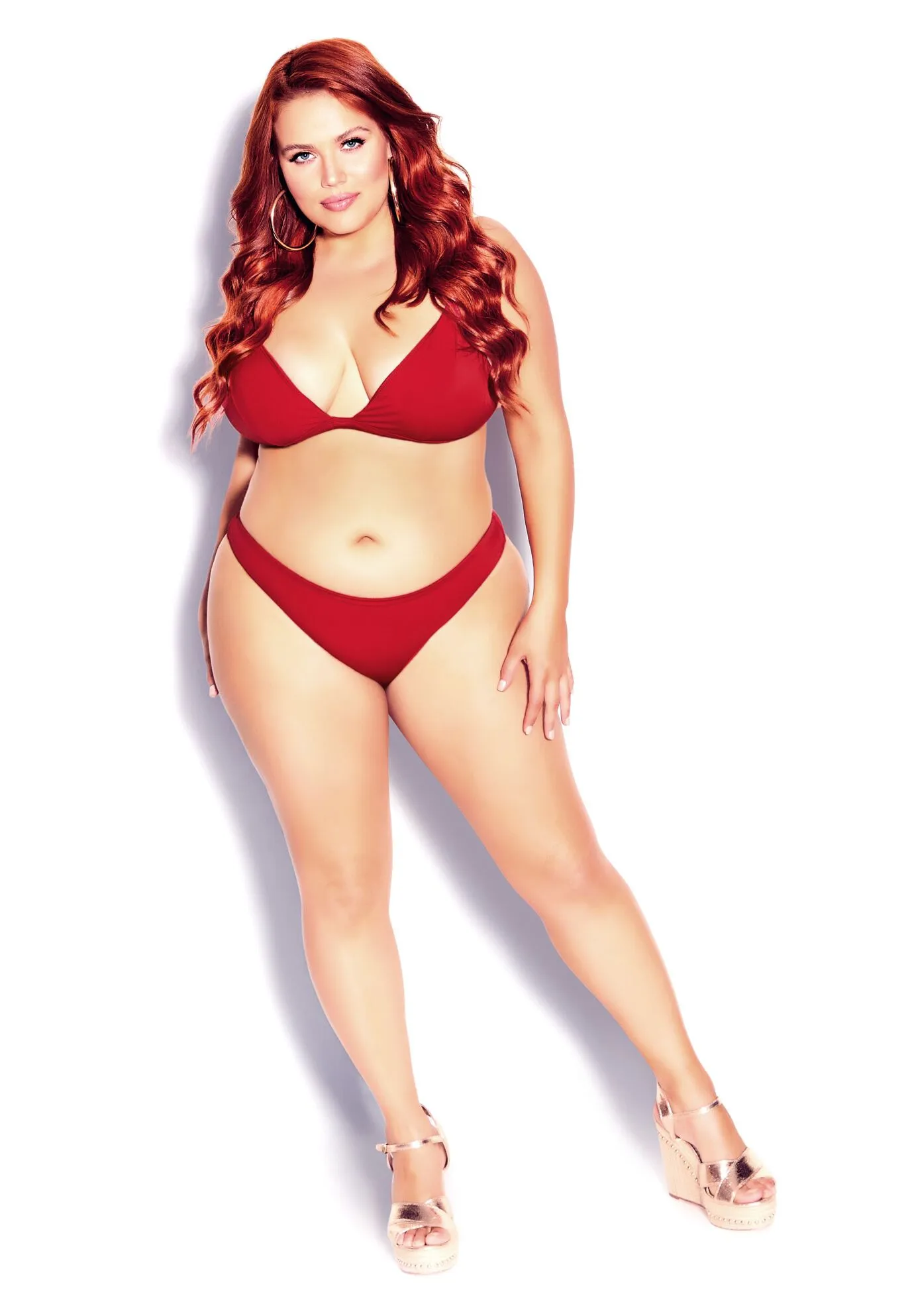 Daisy Bikini Bottom - red cherry