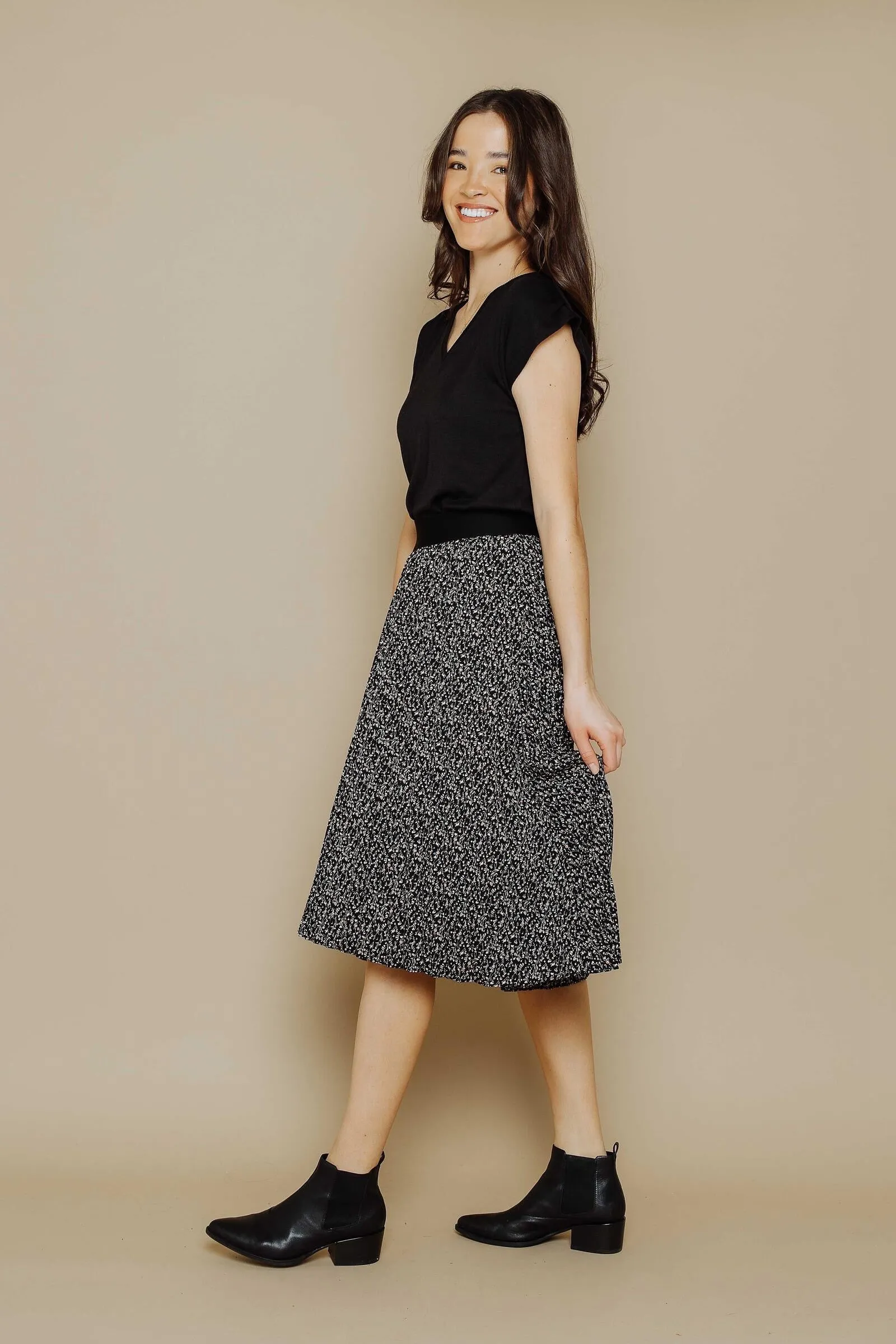 Daphne Pleated Skirt