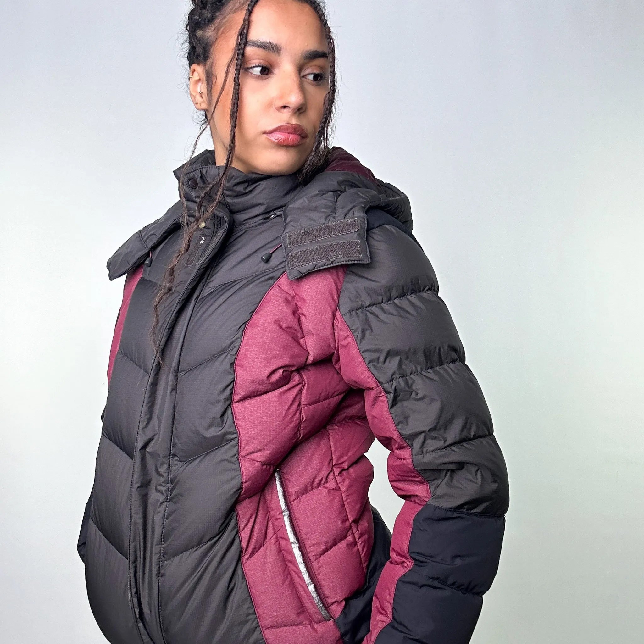 Dark Grey y2ks Mont Bell Puffer Jacket Coat (L)