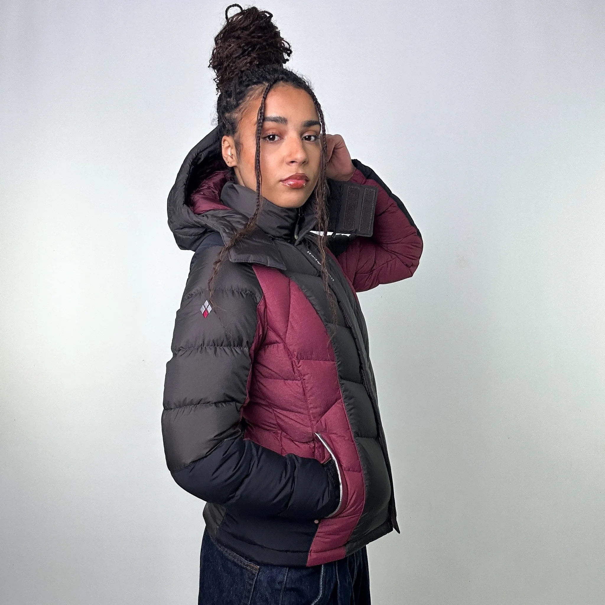 Dark Grey y2ks Mont Bell Puffer Jacket Coat (S)