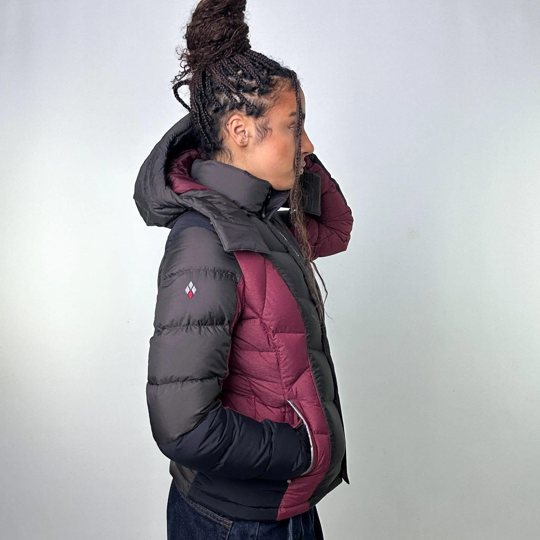 Dark Grey y2ks Mont Bell Puffer Jacket Coat (S)