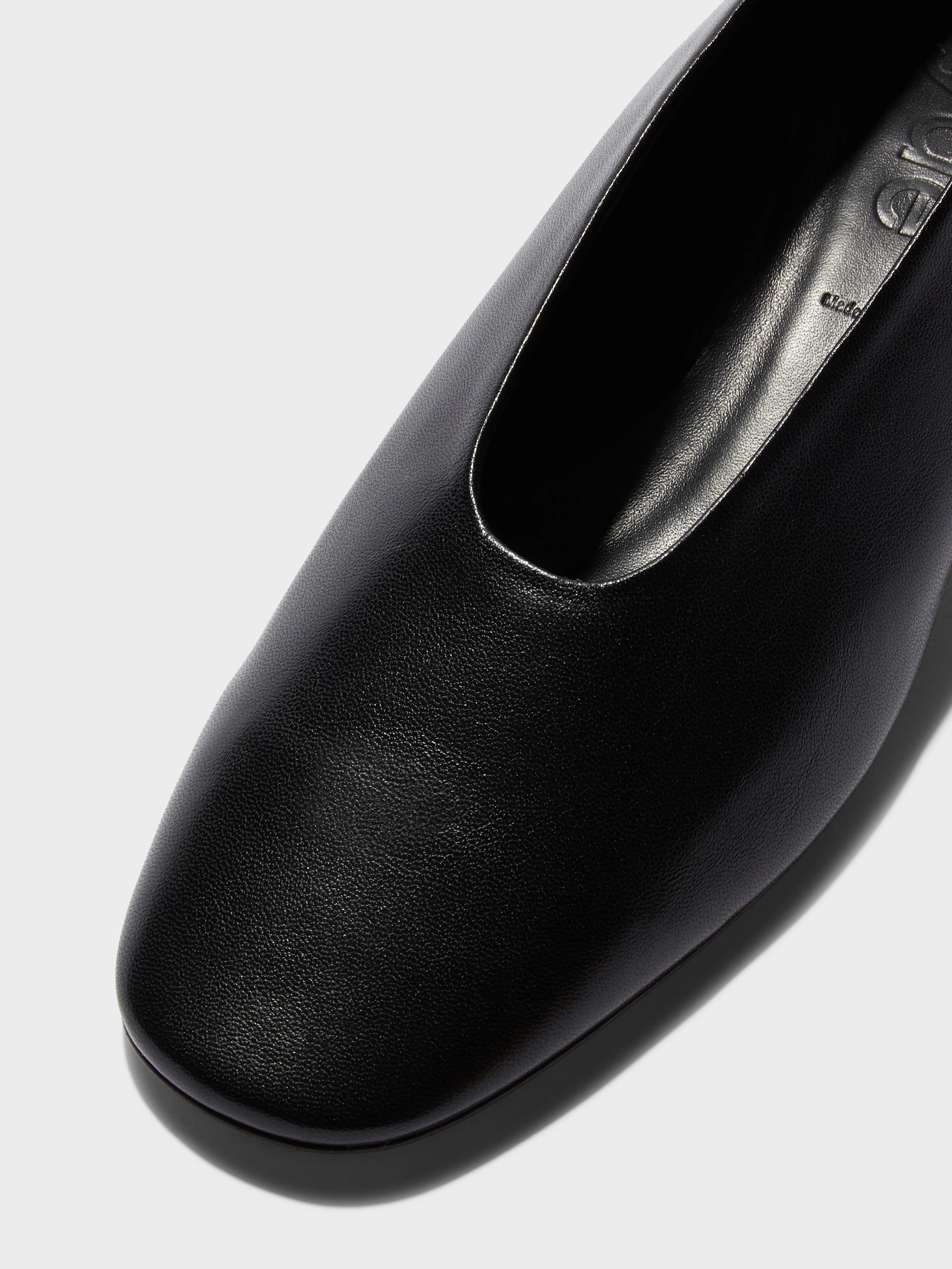 Delia Leather Ballet Flats 