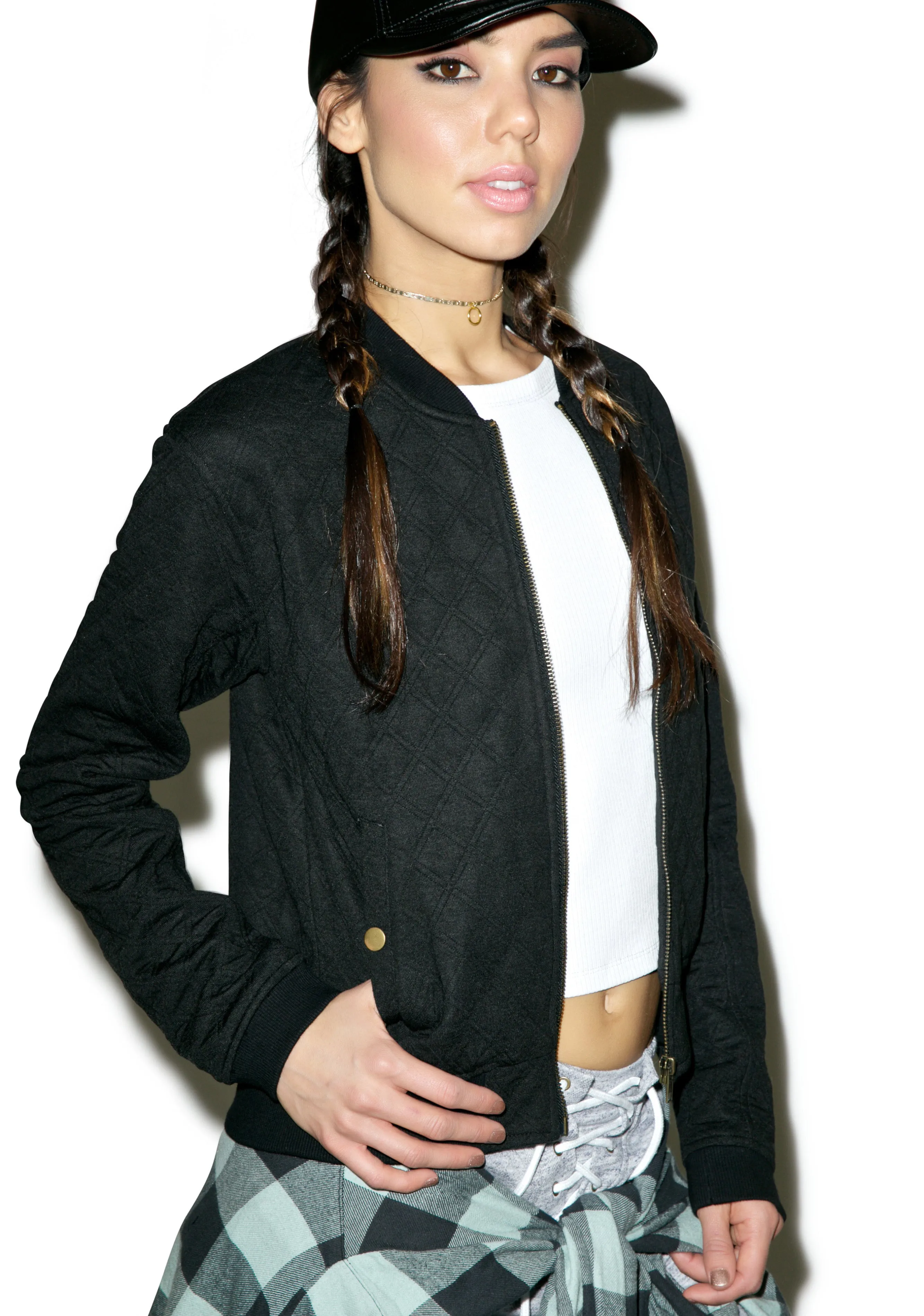 Diamonds Dancin' Bomber Jacket-