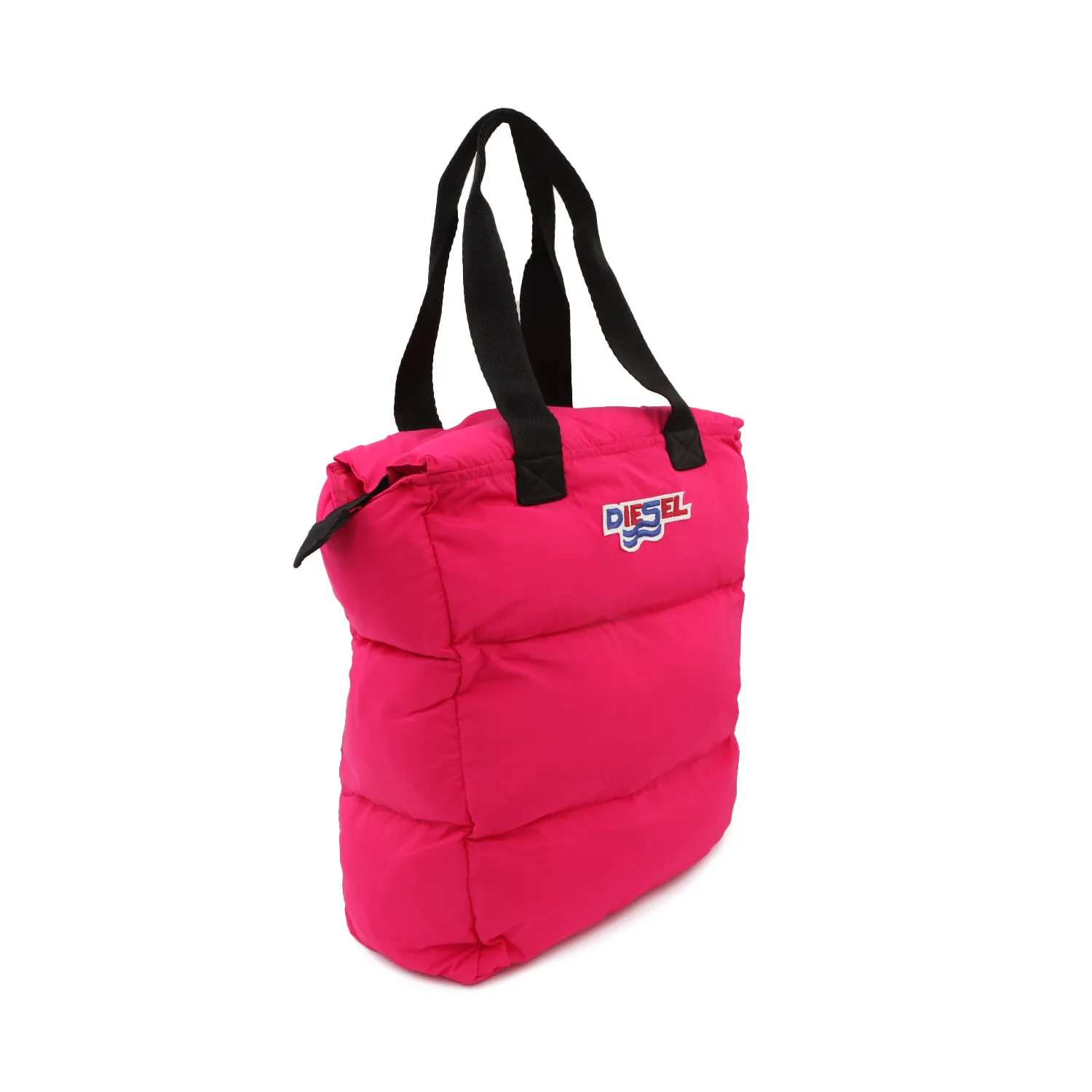 Diesel Padded Fuchsia Tote Bag For Girls