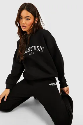 Dsgn Studio Applique Sweater Tracksuit