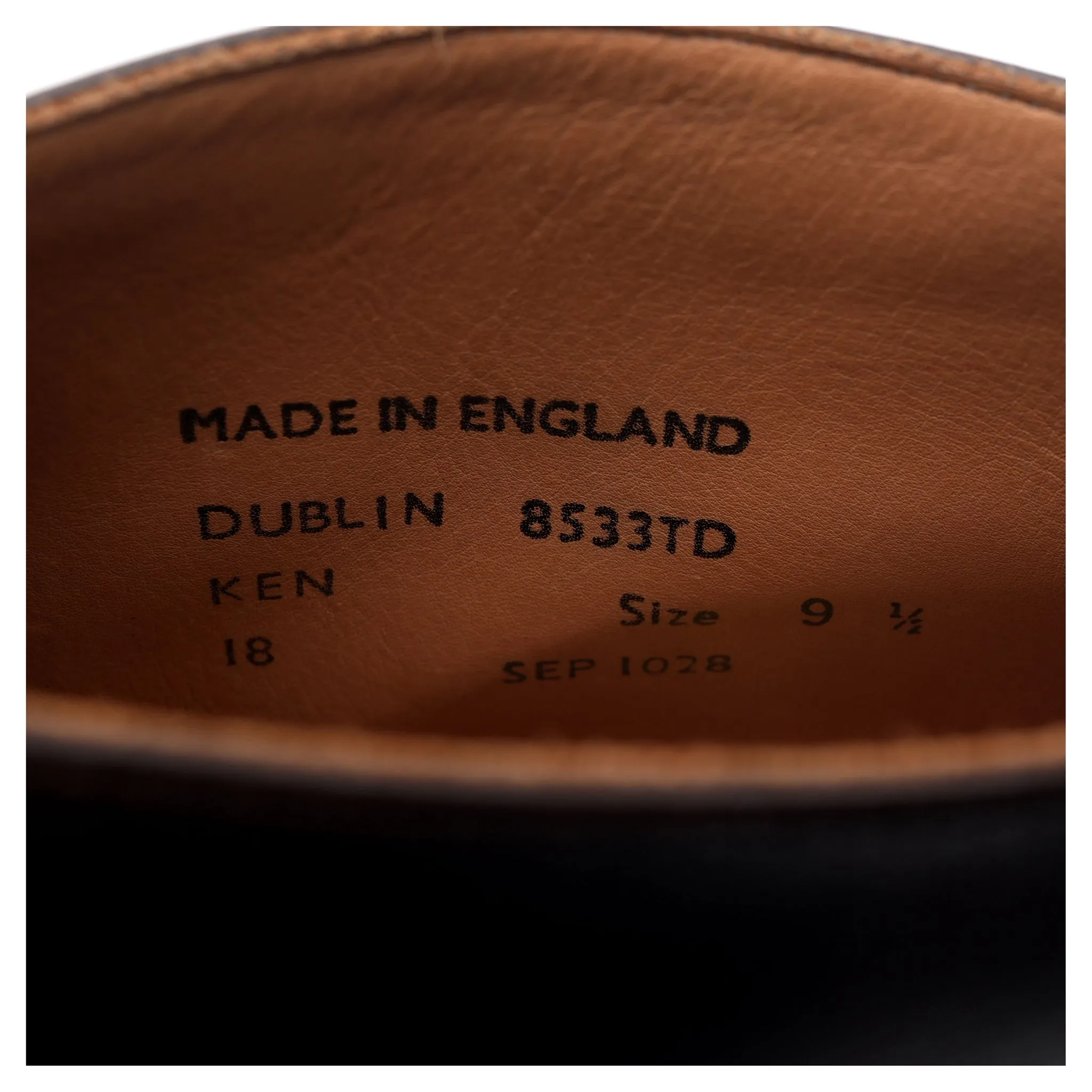 'Dublin' Dark Brown Leather Chukka Boots UK 9.5 F