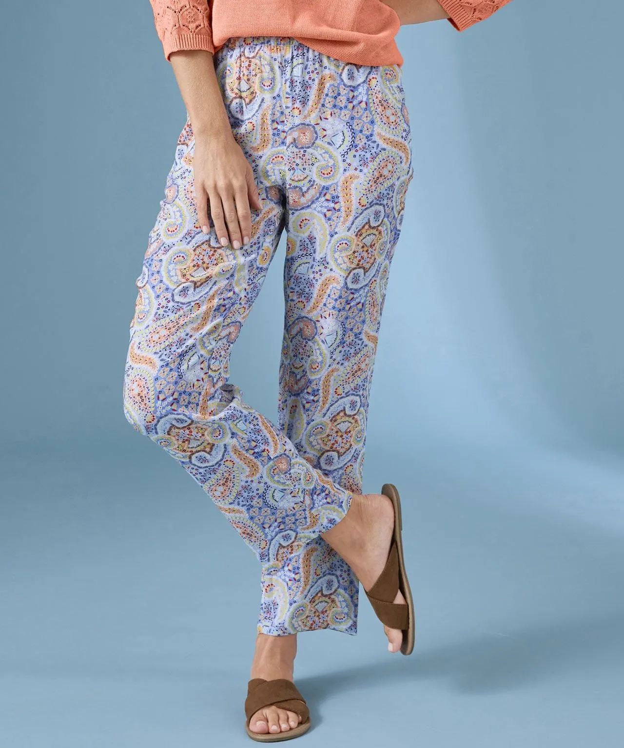 Ecovero Paisley Trousers