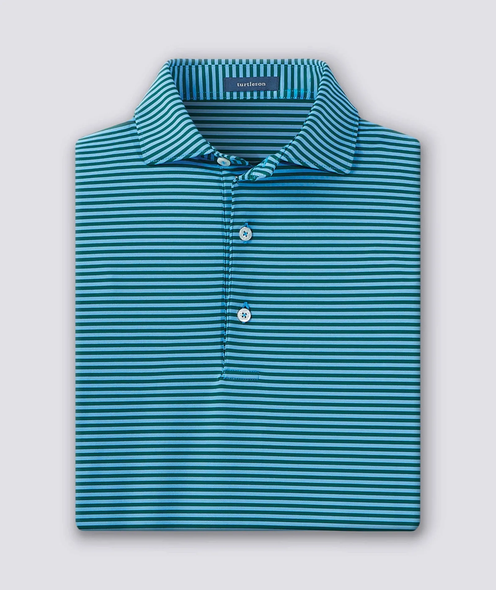 Edward Stripe Performance Polo - Seasonal