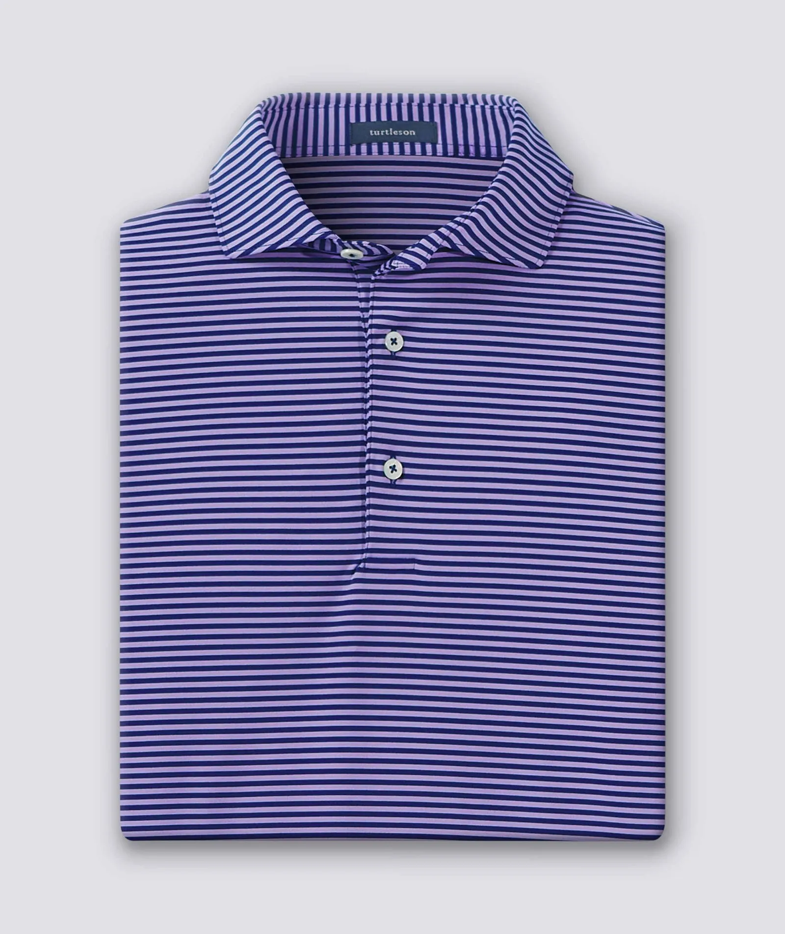 Edward Stripe Performance Polo - Seasonal