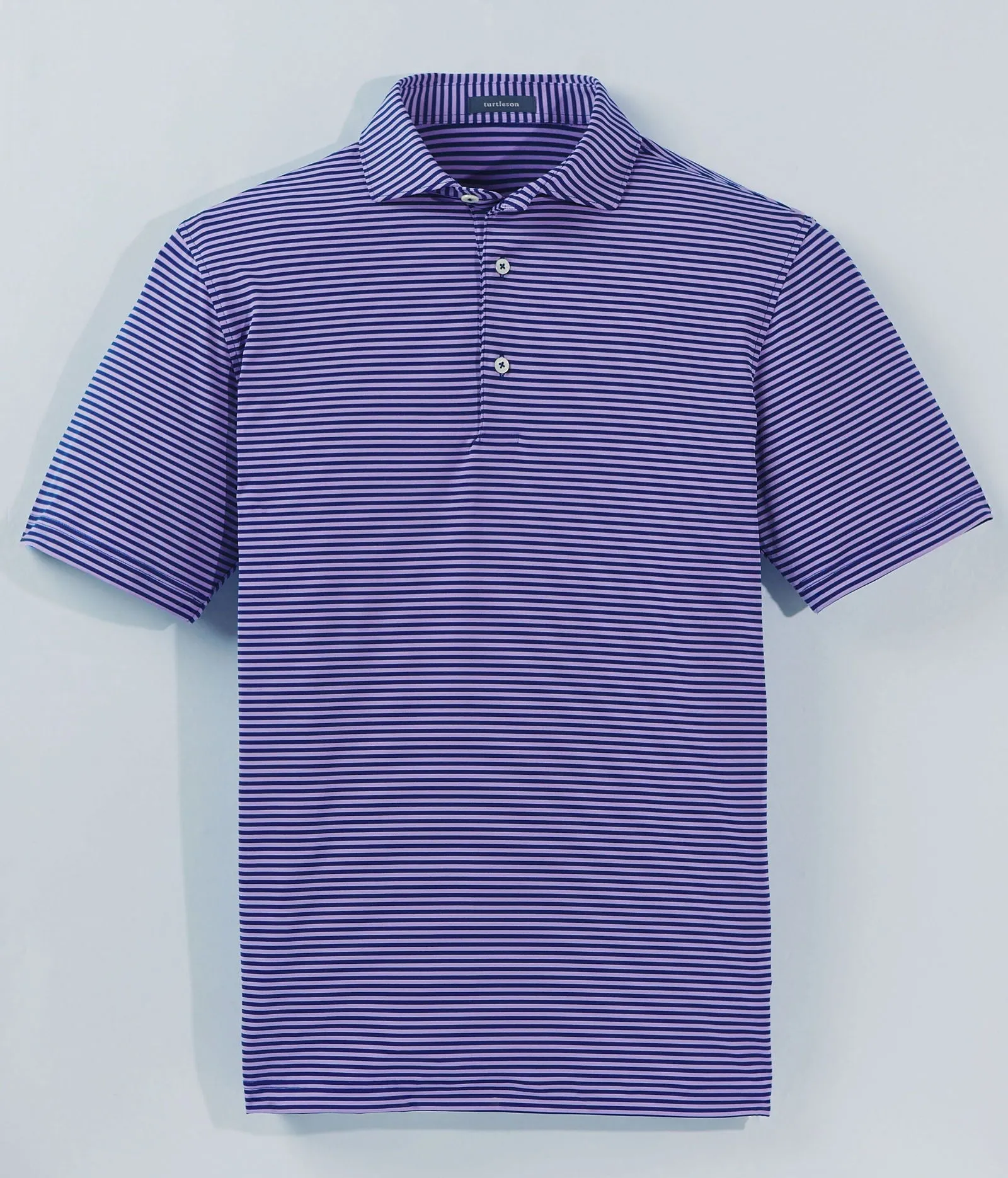 Edward Stripe Performance Polo - Seasonal