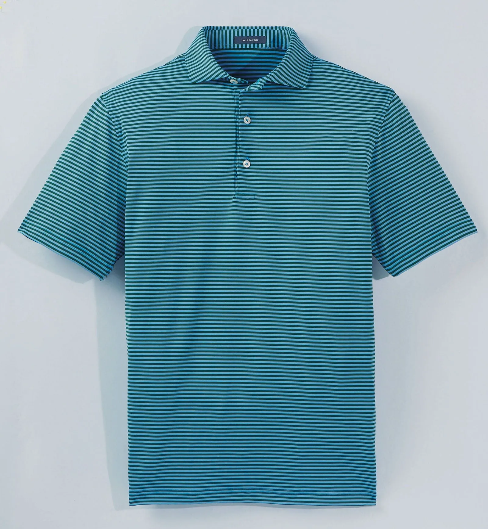 Edward Stripe Performance Polo - Seasonal