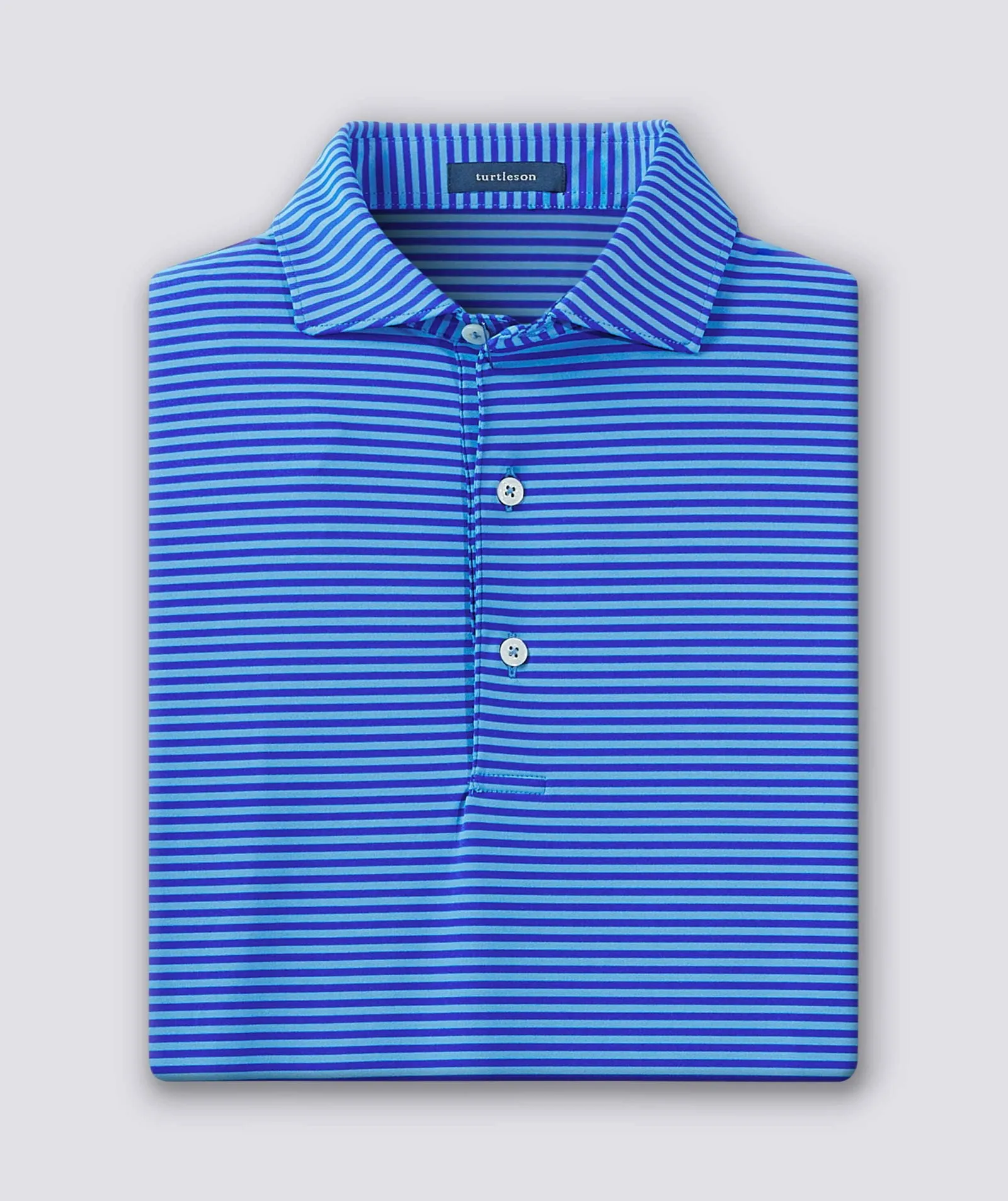 Edward Stripe Performance Polo - Seasonal