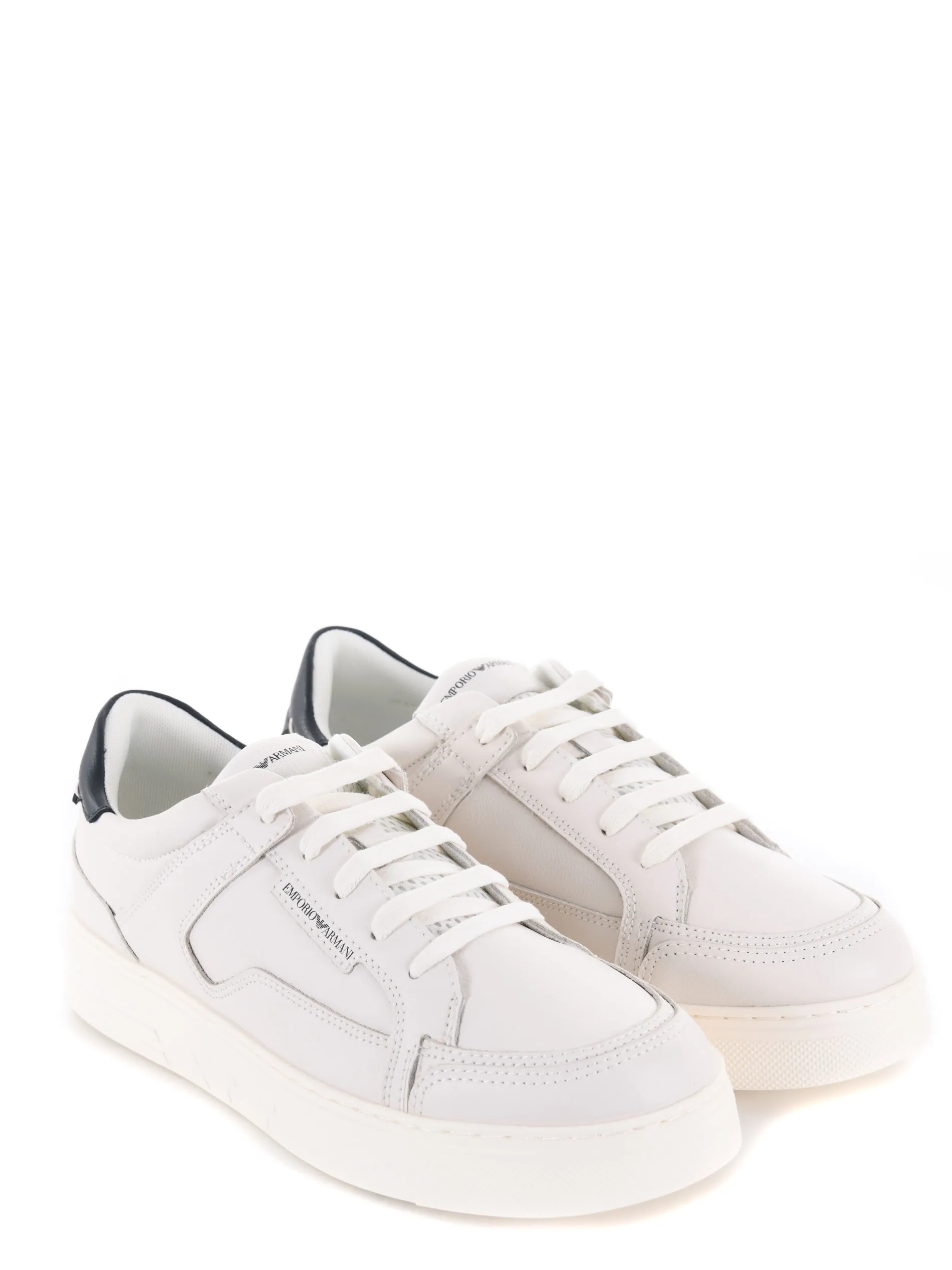 EMPORIO ARMANI Emporio Armani sneakers in leather.