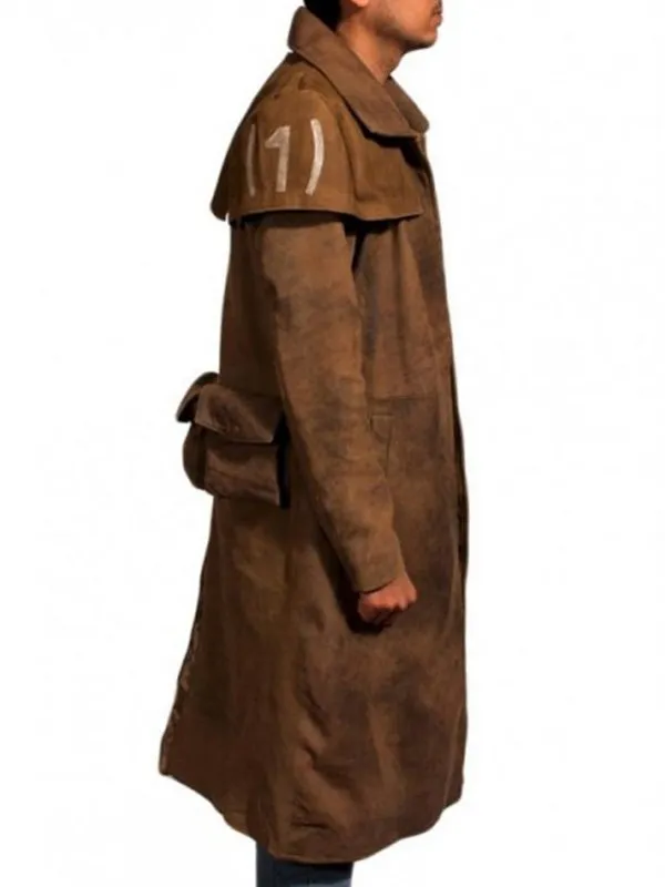 Fallout NCR Ranger Brown Leather Coat