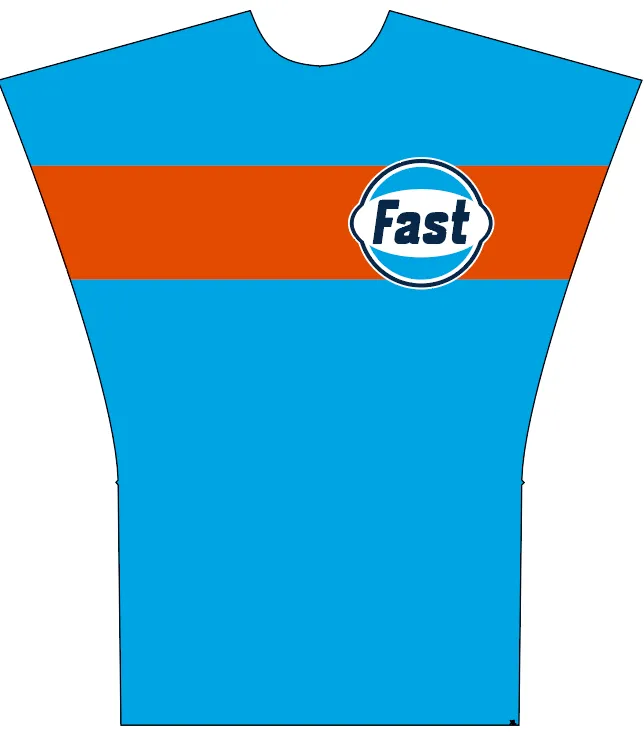 FAST 2020 CHANGING PONCHO 3.0 ORANGE/BLUE