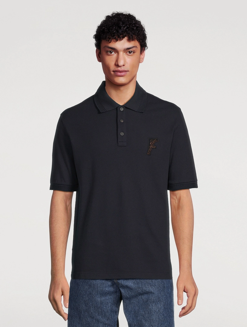 FERRAGAMO Organic Cotton Polo Shirt