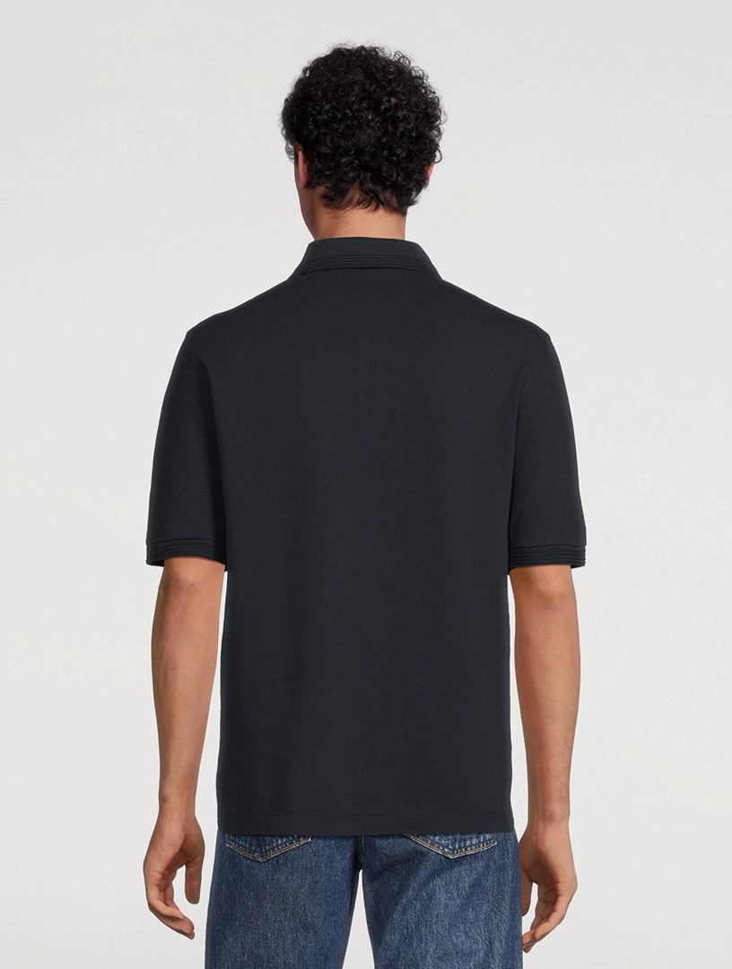 FERRAGAMO Organic Cotton Polo Shirt