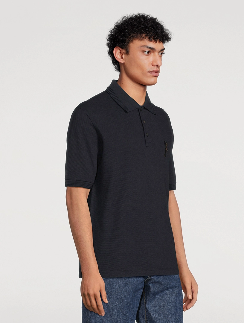 FERRAGAMO Organic Cotton Polo Shirt