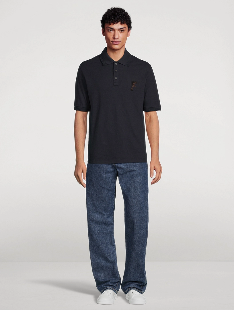 FERRAGAMO Organic Cotton Polo Shirt