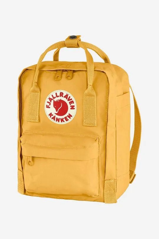 Fjallraven backpack Kanken Mini yellow color