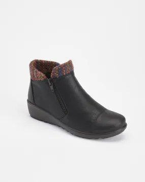 Flexisole Snug Knitted Collar Boots