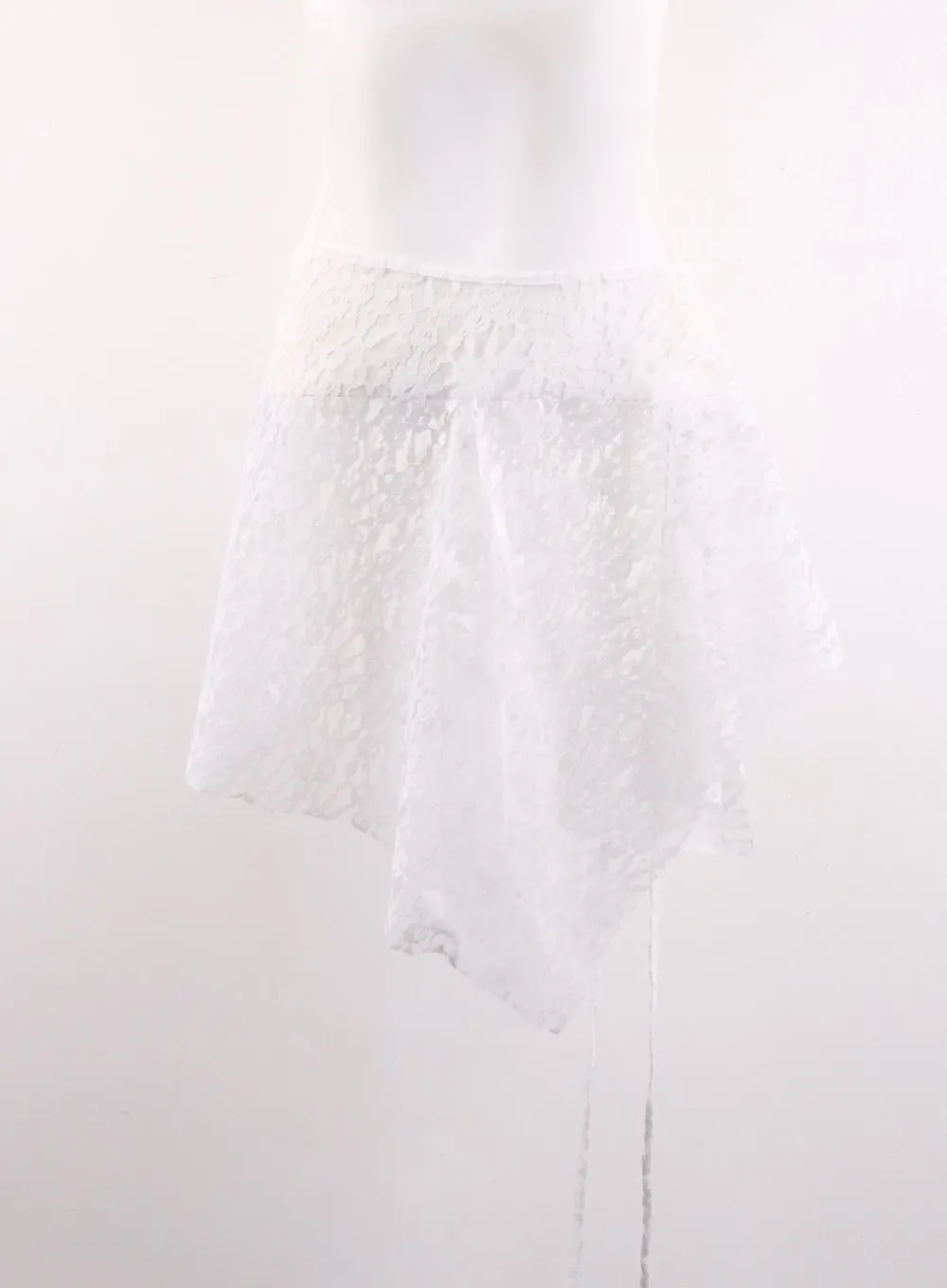 Floral Lace Mini Wrap Skirt CF401