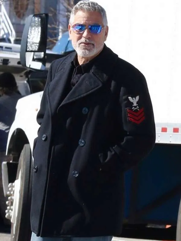 George Clooney Wolfs 2024 Black Coat