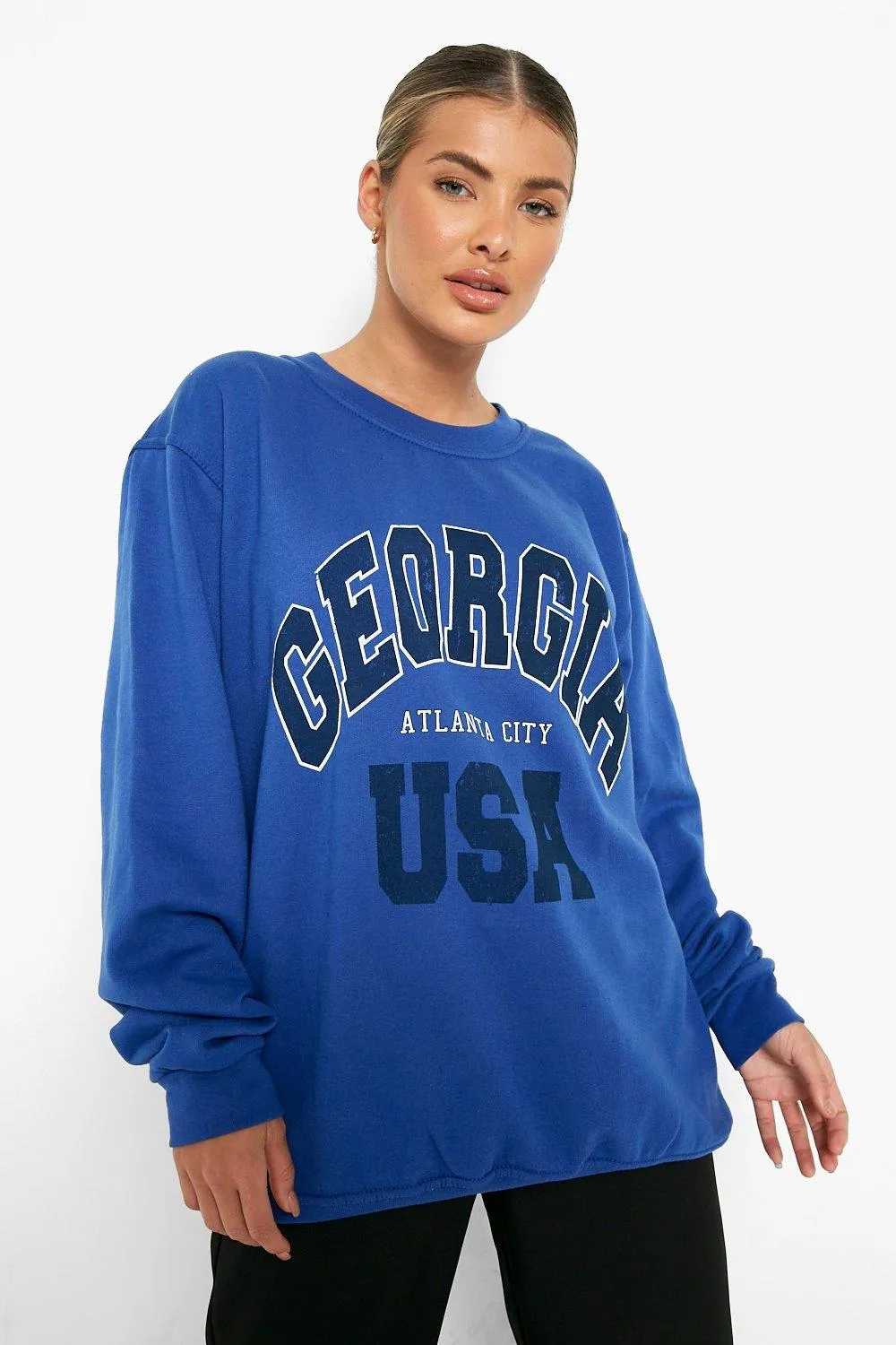 Georgia Atlanta City Printed Sweater