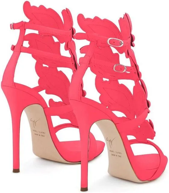 Giuseppe Zanotti Cruel panel-detail heeled sandals Pink