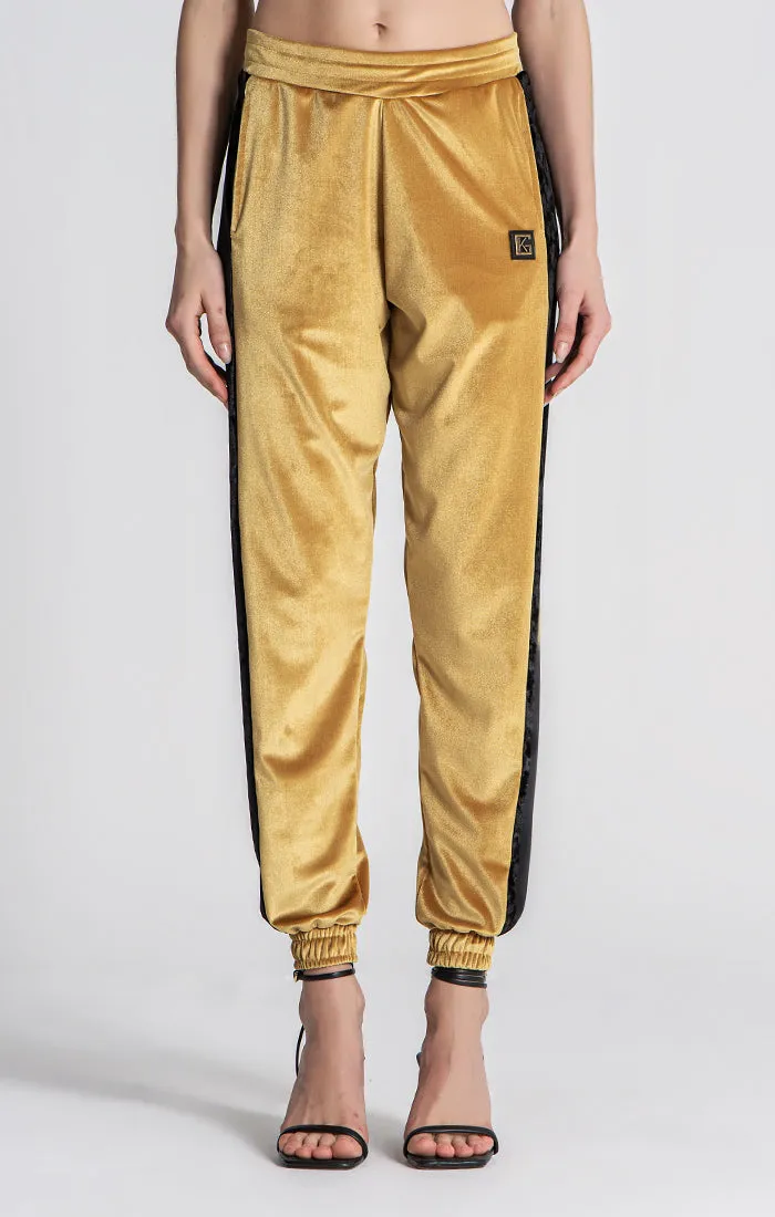 Gold Retro Joggers