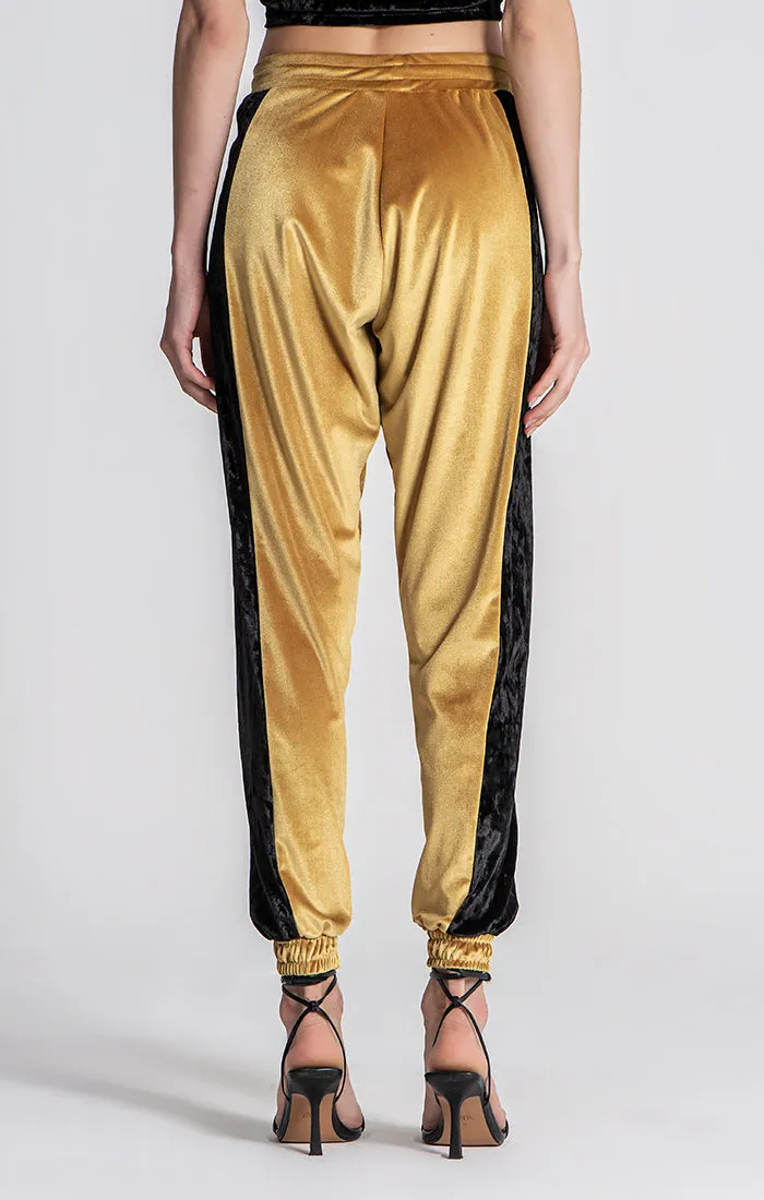 Gold Retro Joggers