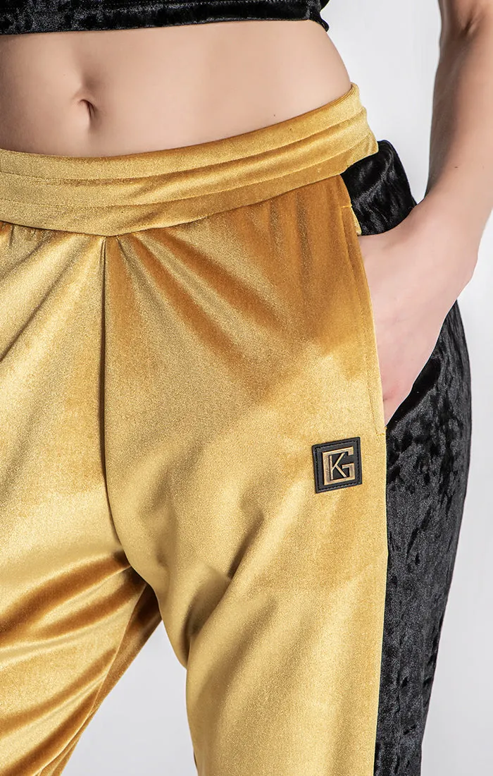 Gold Retro Joggers