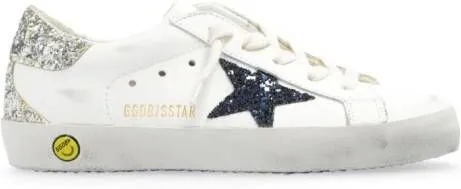 Golden Goose Kids Super-Star leather sneakers White