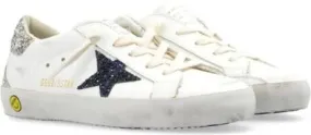 Golden Goose Kids Super-Star leather sneakers White