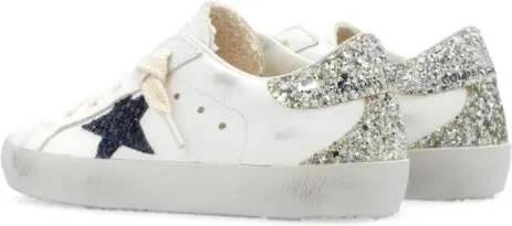 Golden Goose Kids Super-Star leather sneakers White