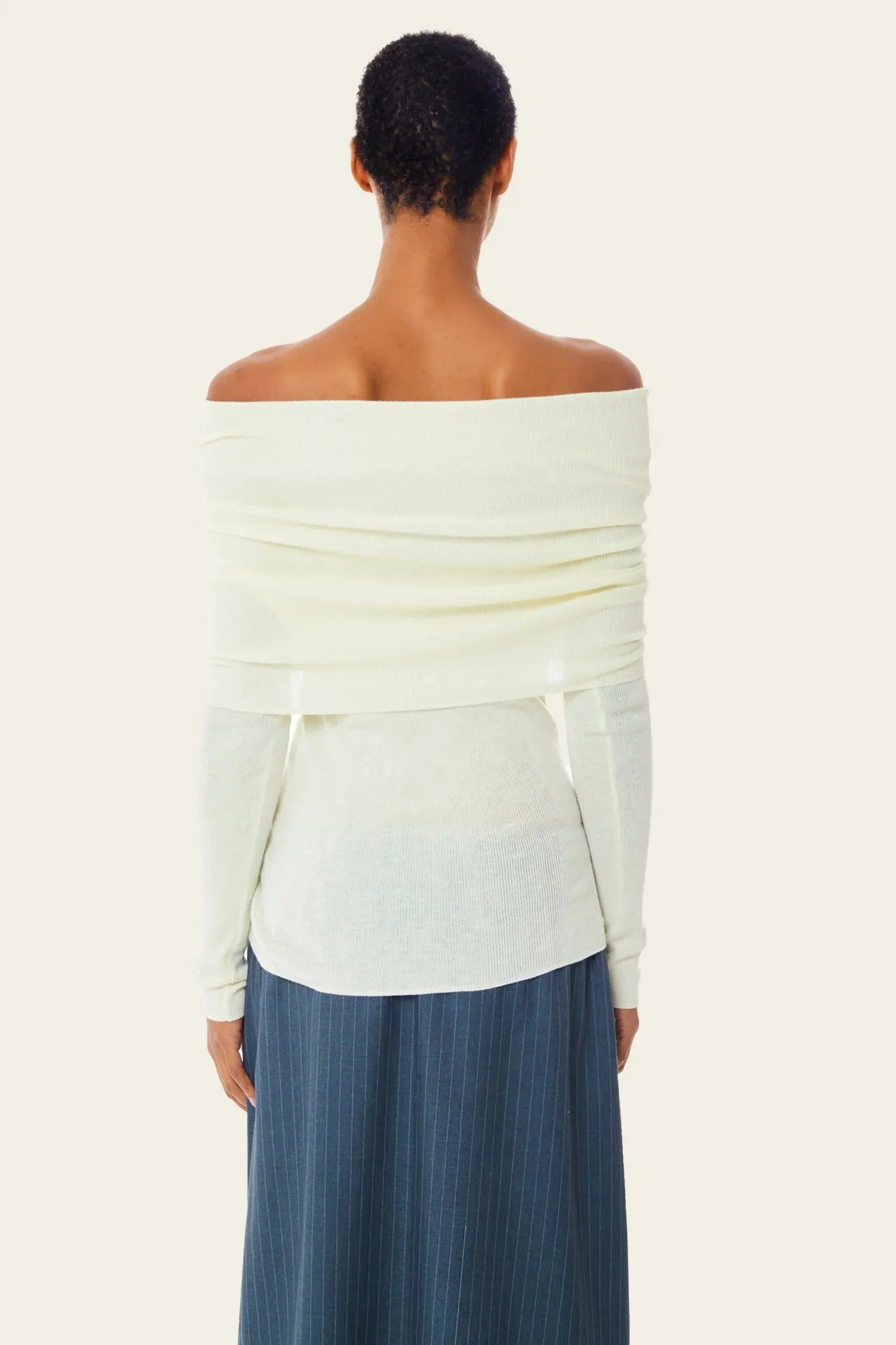 Grace Off Shoulder Knit Sweater