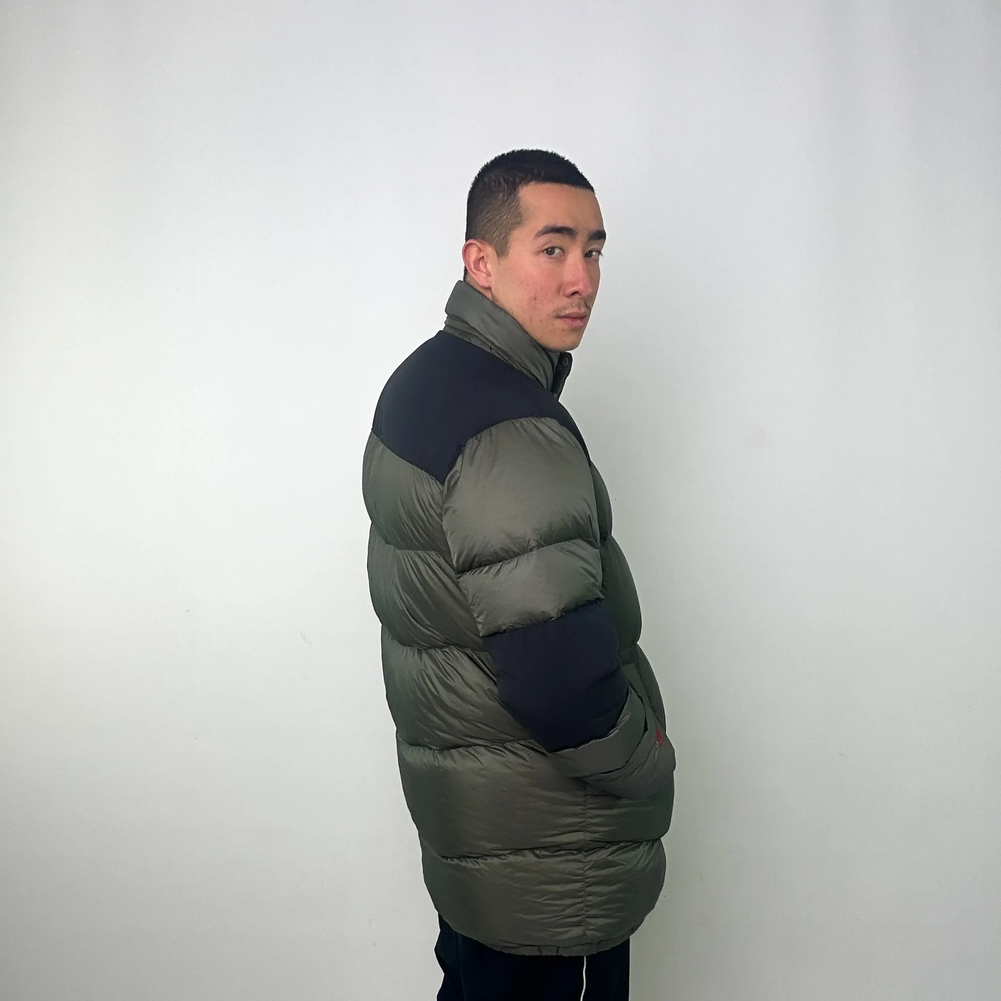 Green y2ks Mont Bell EX 800 Puffer Jacket Coat (L)