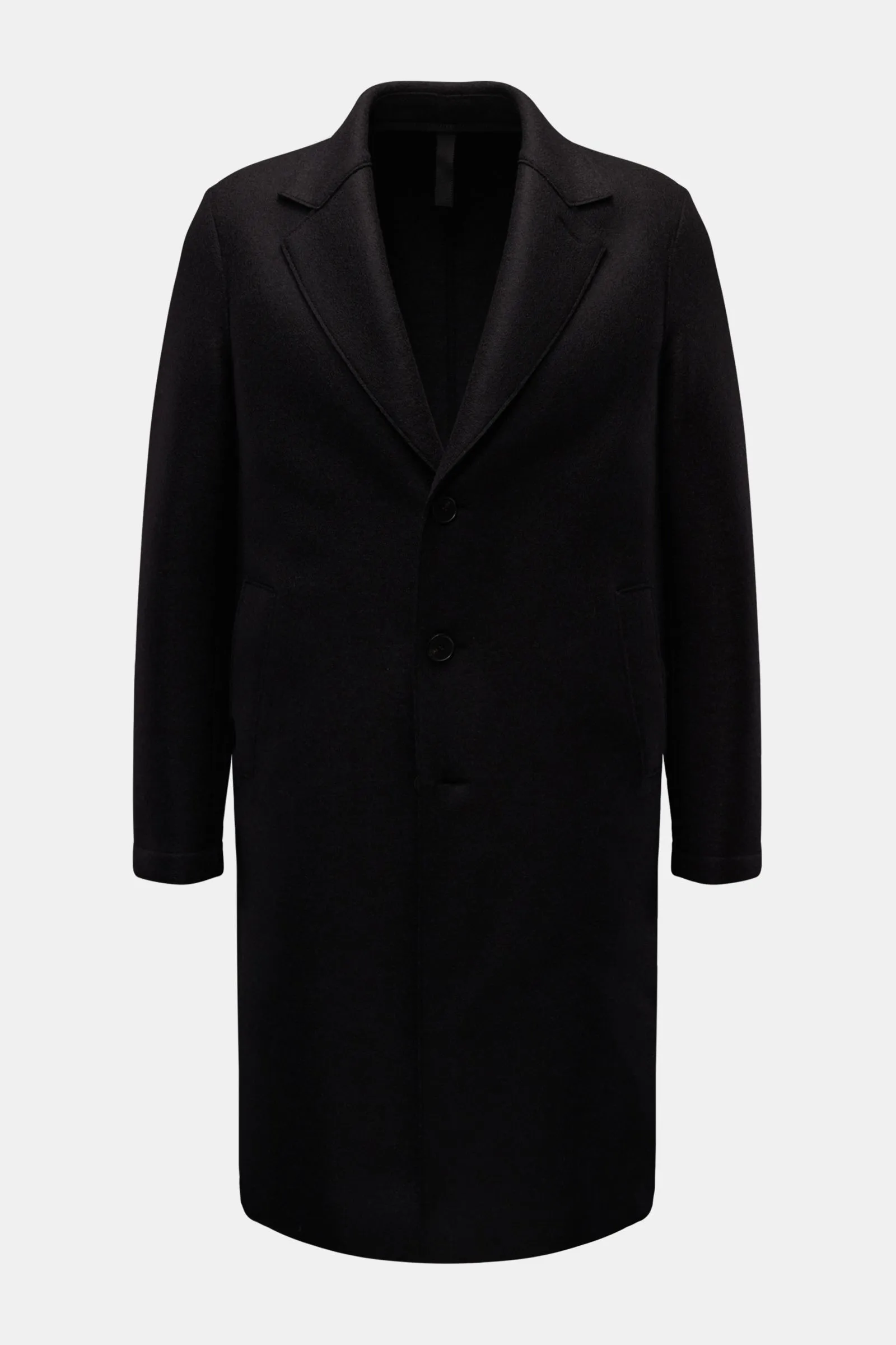 HARRIS WHARF LONDON wool coat black