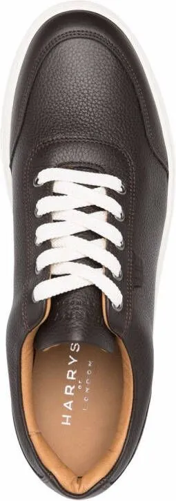 Harrys of London lace-up low-top sneakers Brown