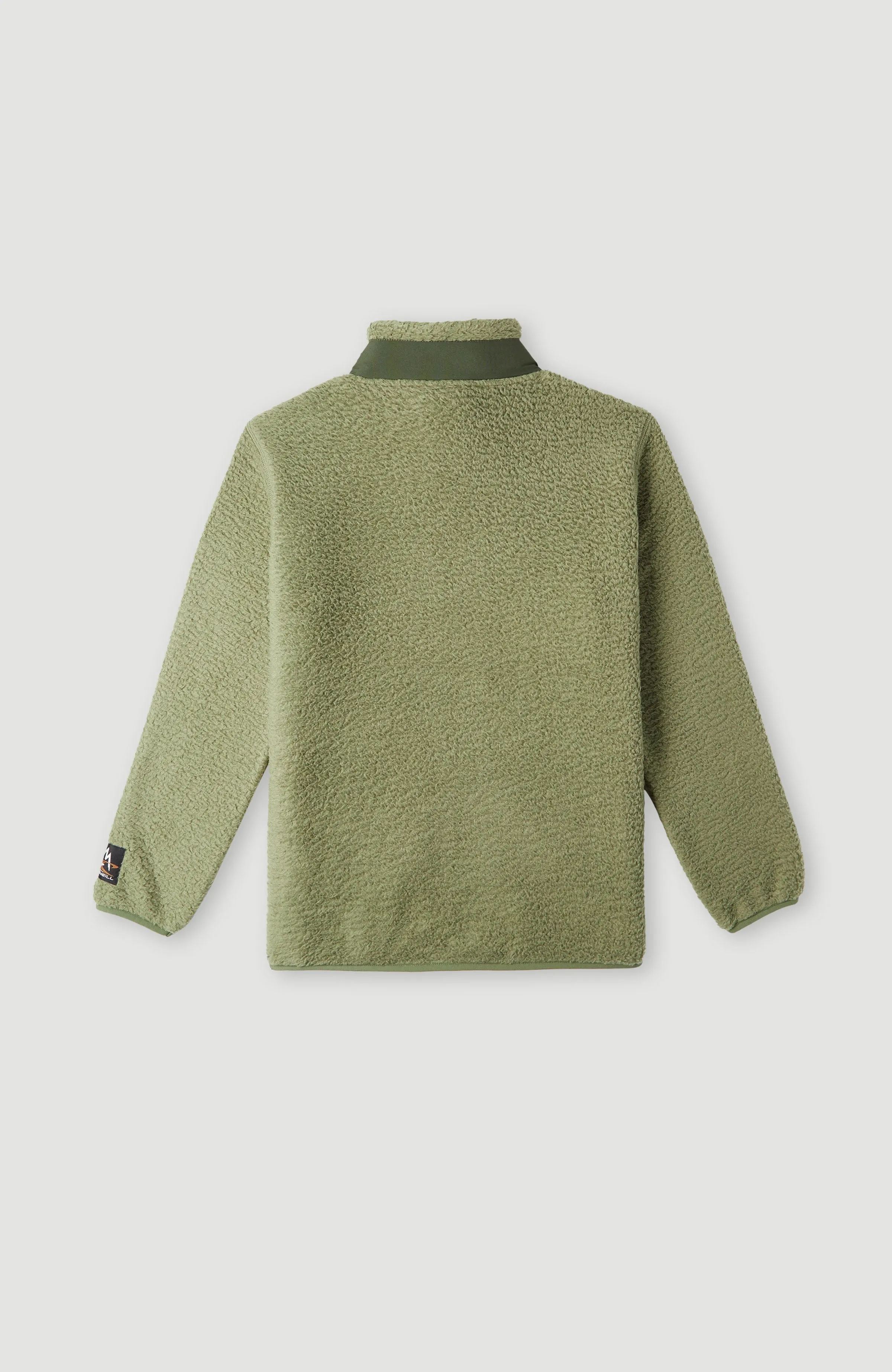 High-Pile Full-Zip Fleece | Deep Lichen Green