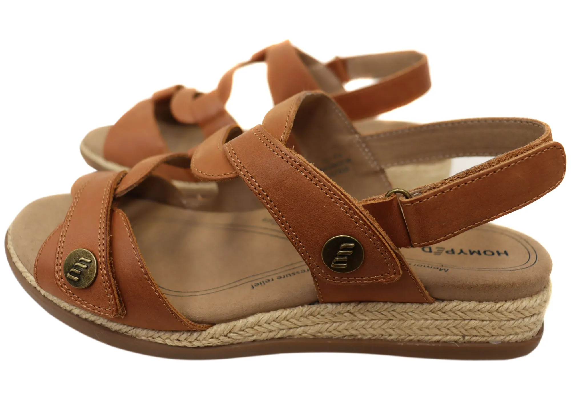 Homyped Womens Magnolia Comfortable Leather Sandals