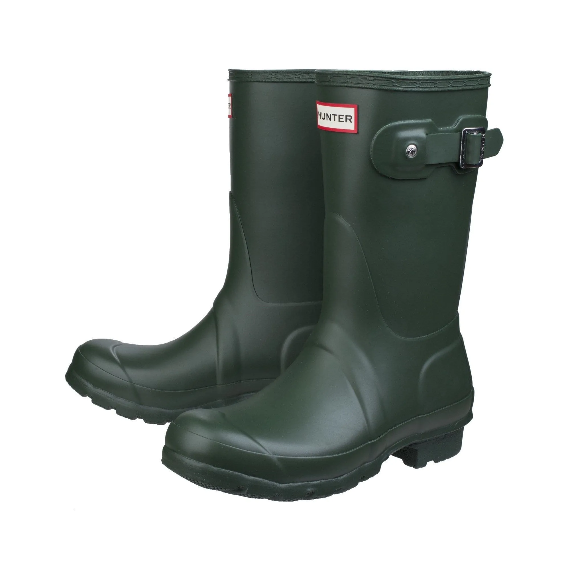 Hunter Original Short Womens Wellington Boots - Hunter Green