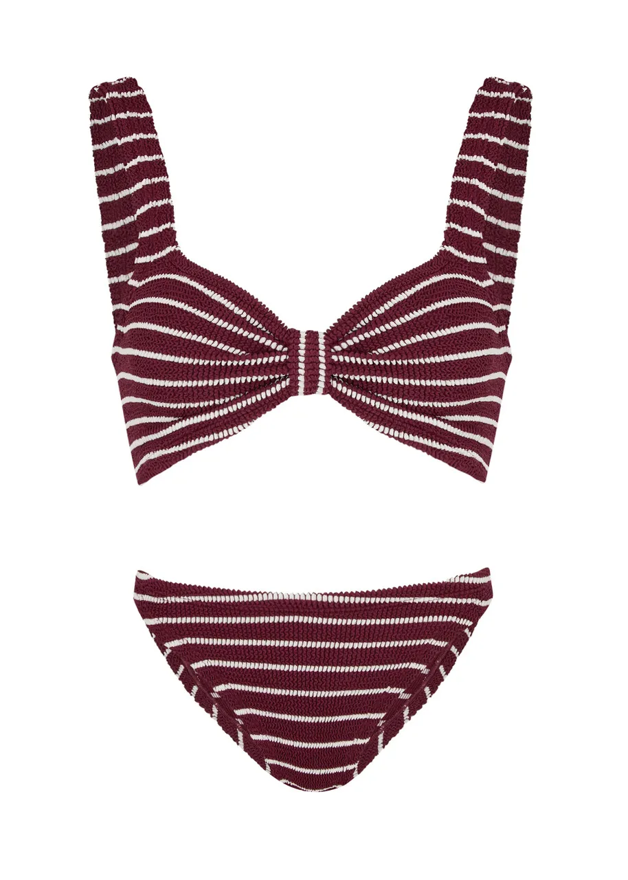 HUNZA G Bonnie seersucker bikini -                         -                     -                