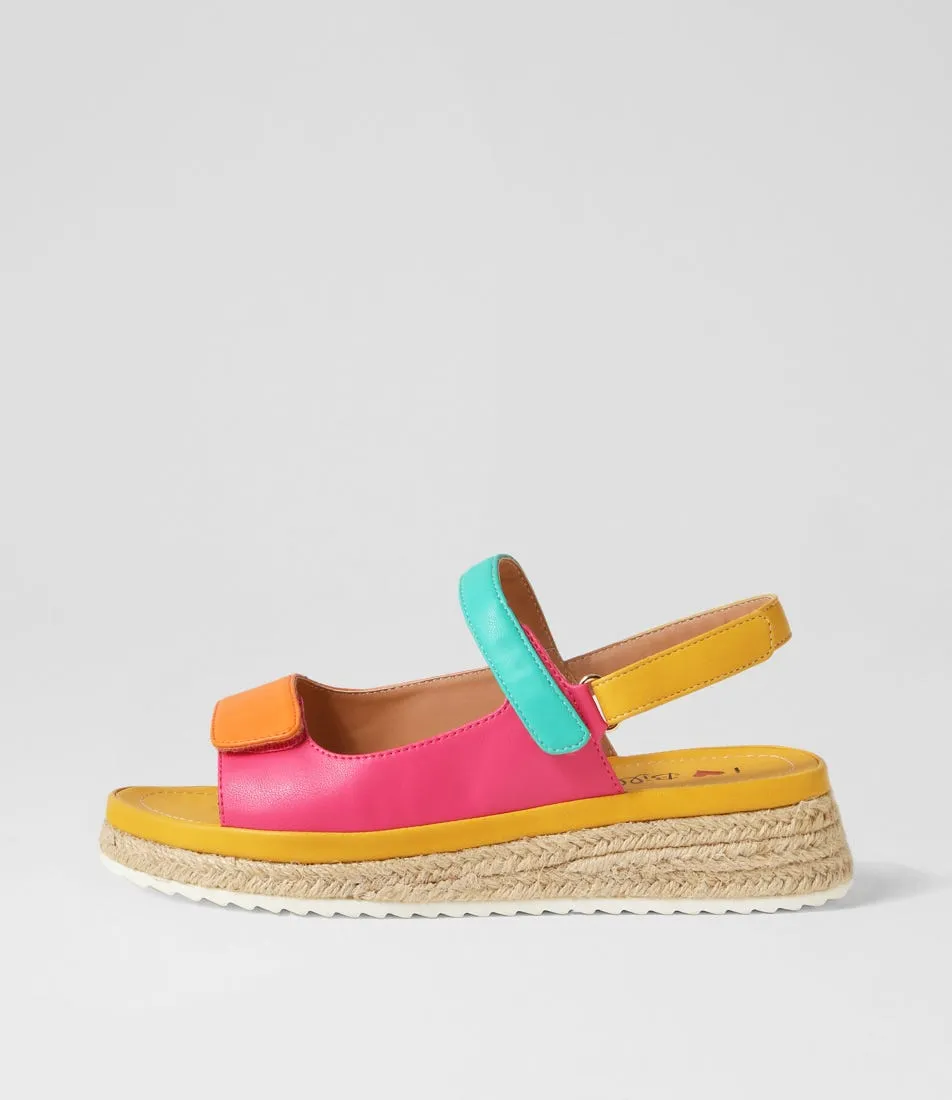 I LOVE BILLY Vanji Bright Multi Sandals