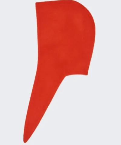 Jil Sander Hooded Scarf Chili Red